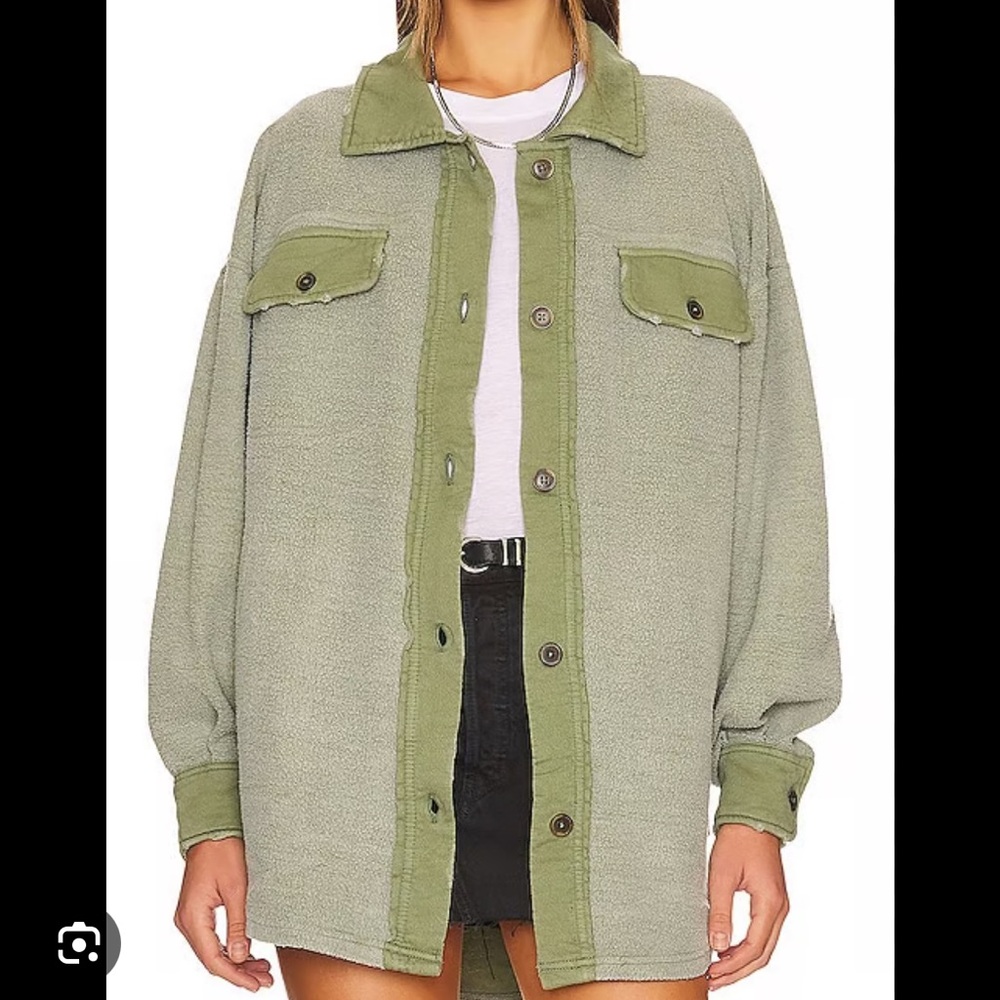 Free People Sage Green Ruby Jacket